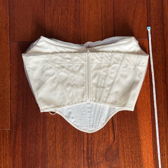 White Corset Top - Picture 2 of 2